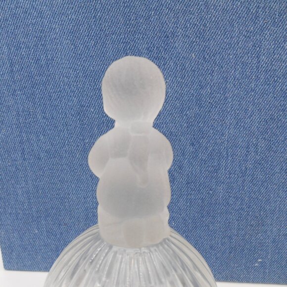 VINTAGE 1978 GOEBEL ANNUAL GLASS CRYSTAL BELL PRAYING GIRL WEST GERMANY HUMMEL - Picture 7 of 15